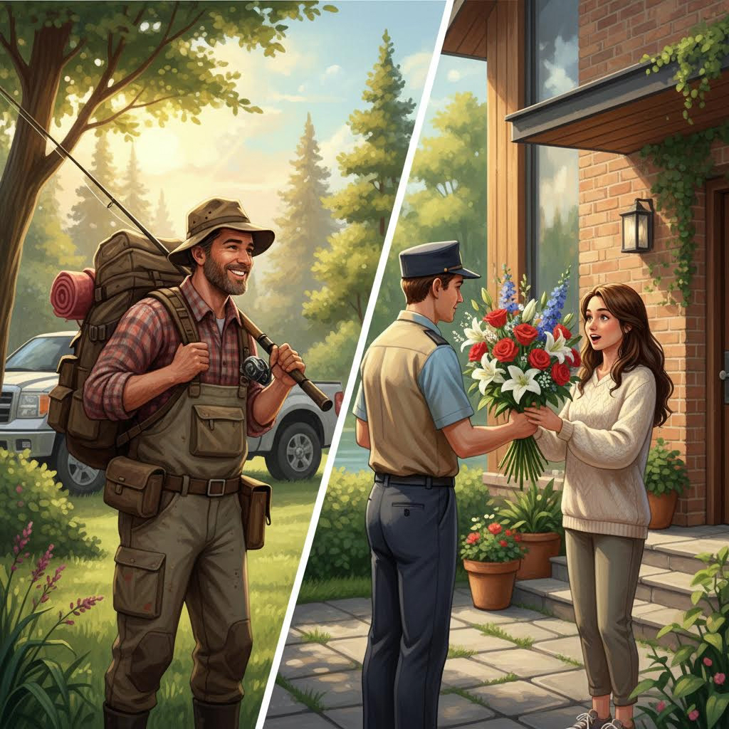 Кросс-маркетинг: магазин рыбалки и доставка цветов