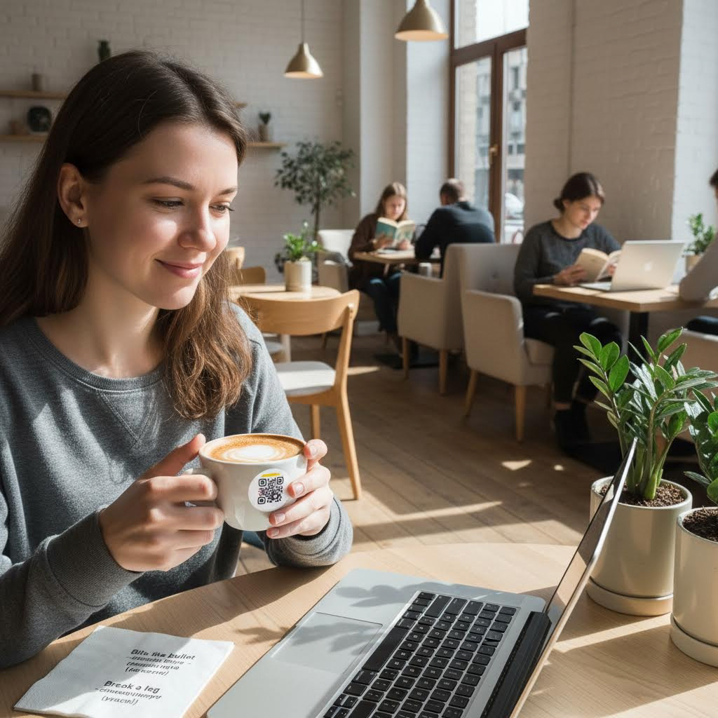 Кросс-маркетинг: кофейня и онлайн-школа английского